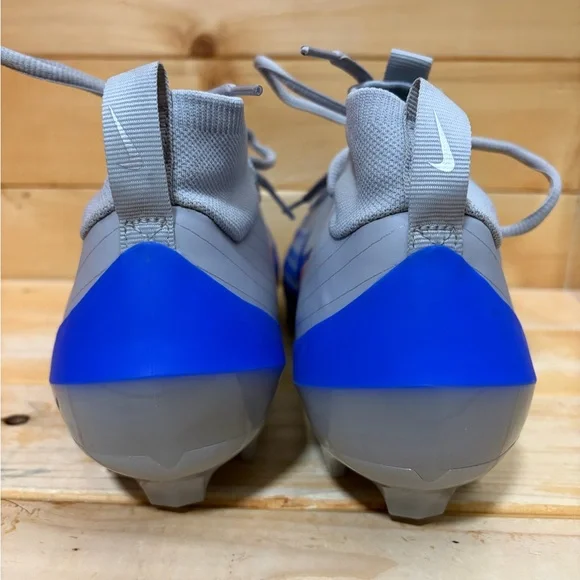 Nike Air Zoom Vapor Pro 1 Men Size 10.5 Football Cleats Grey Racer Blue Orange - Picture 6 of 7